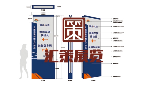 开发区商业空间展示设计 VI导示系统